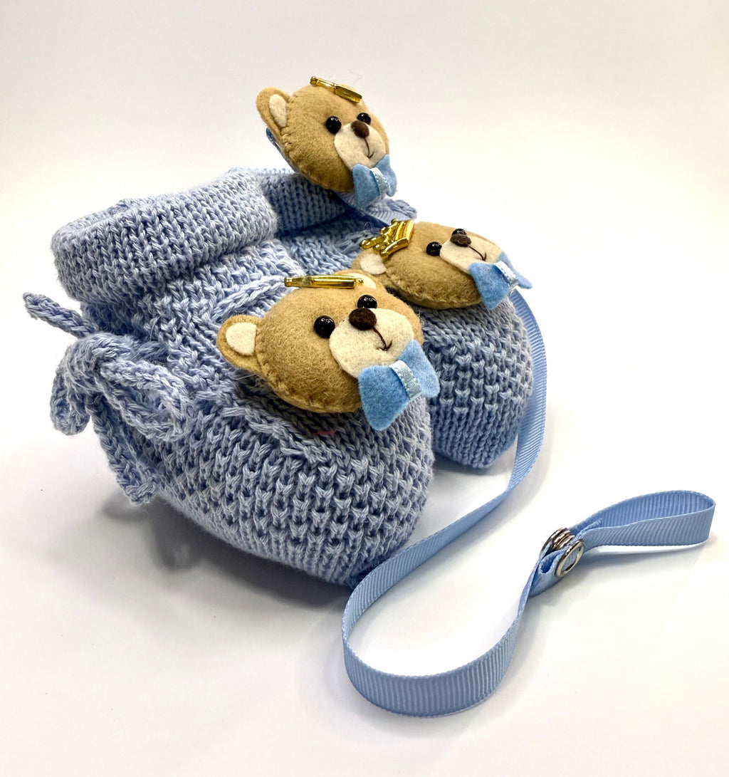 Kit Sapatinho+Prendedor Urso II