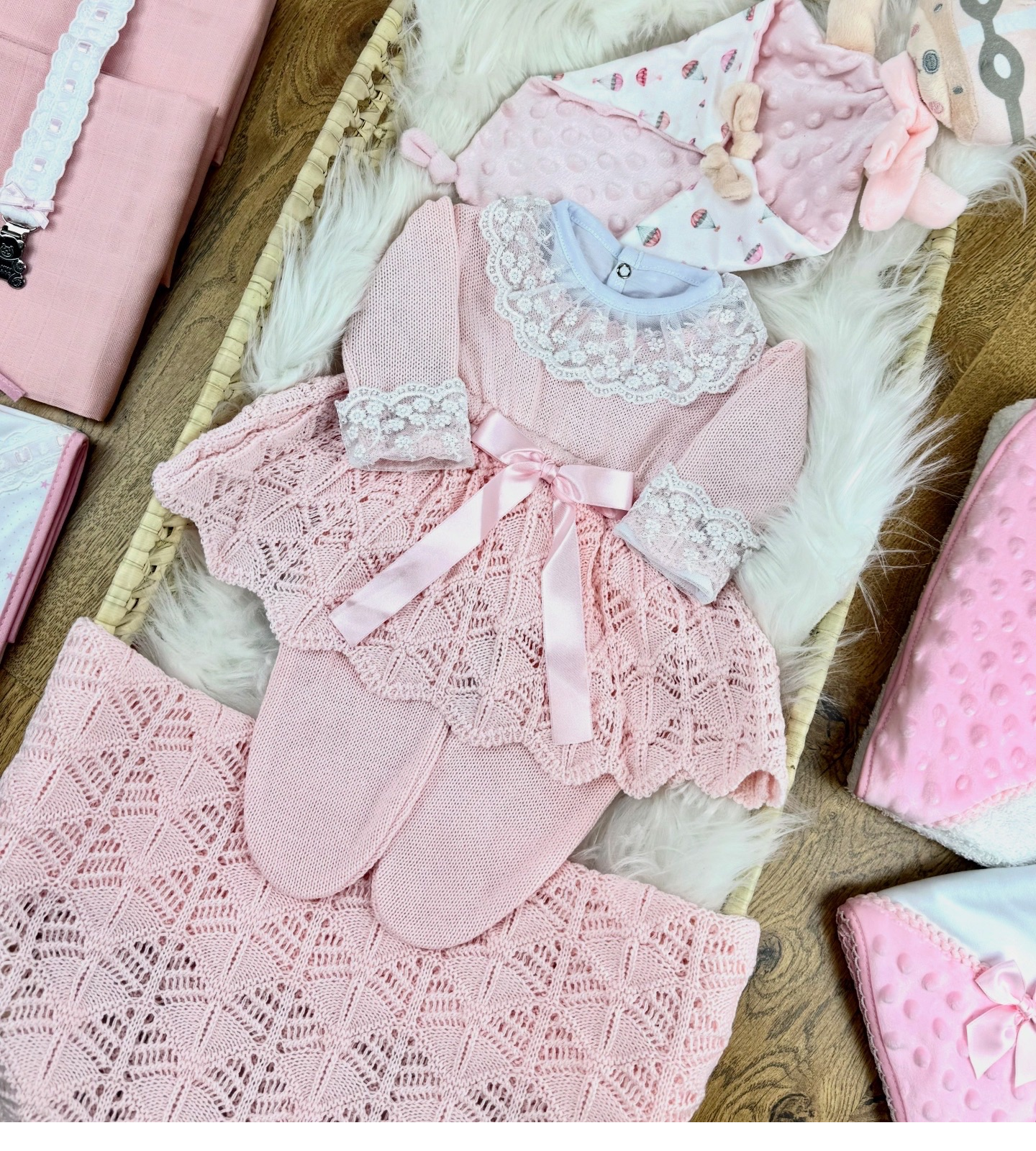 Saída de Maternidade Milano Rosa Bebê