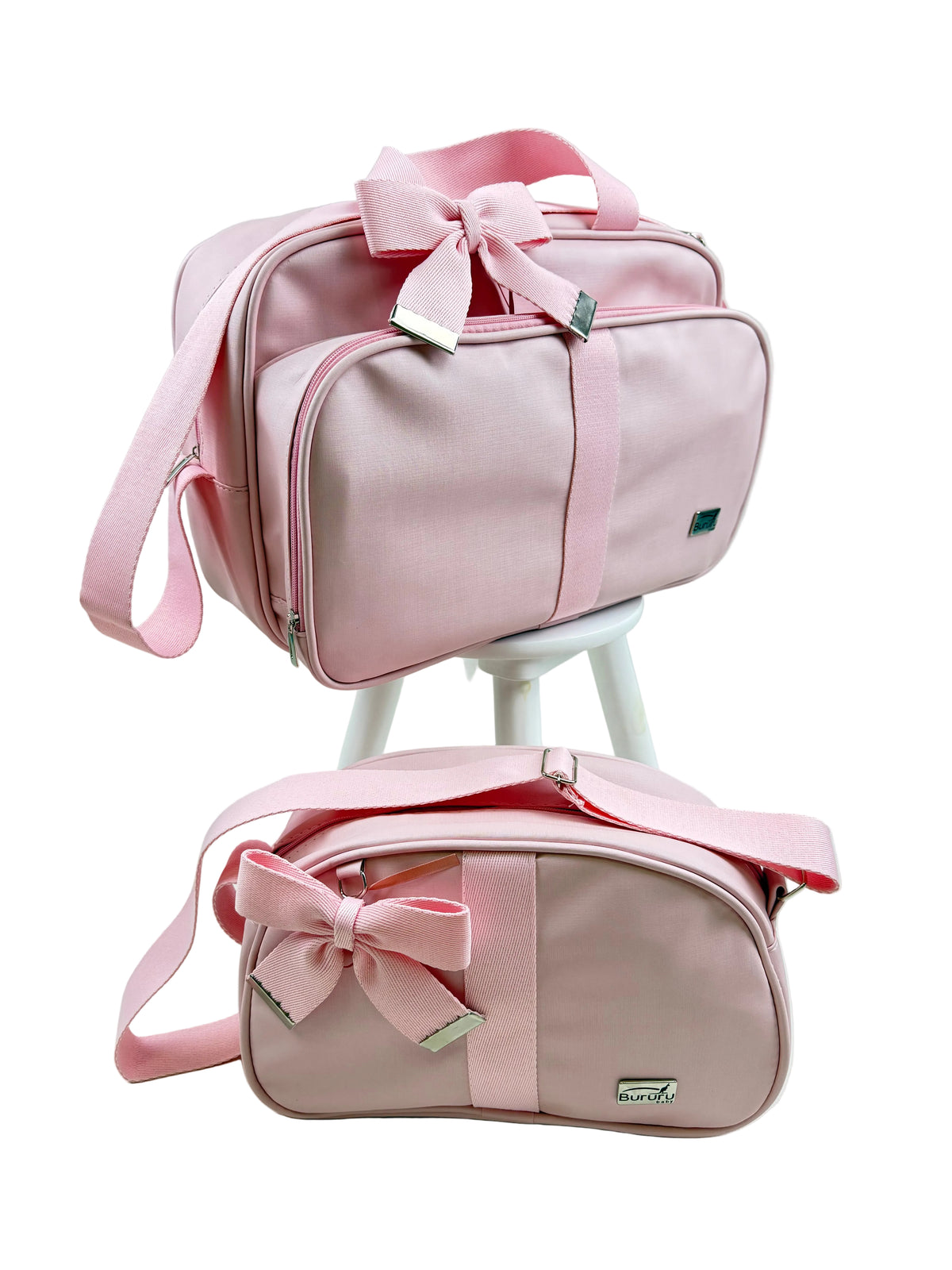 Bolsa de Maternidade Delta Liso Rosa Bebê
