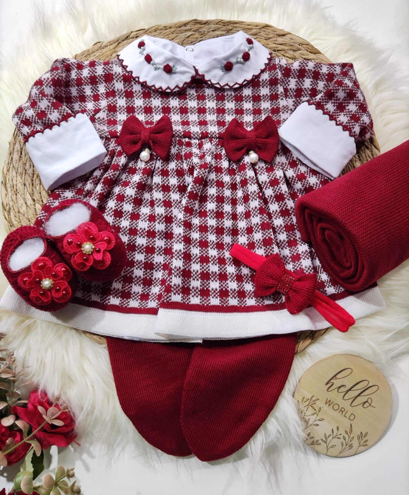 Saída de Maternidade Frade II Vermelho