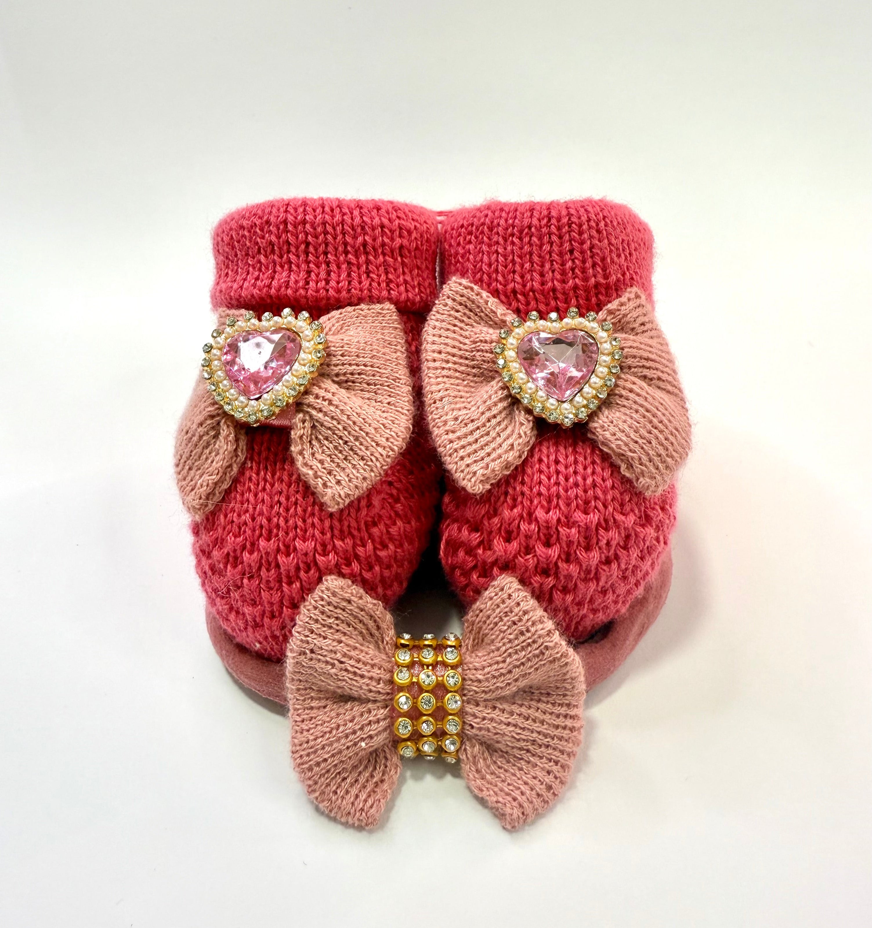 Kit Sapatinho+Lacinho Pink II