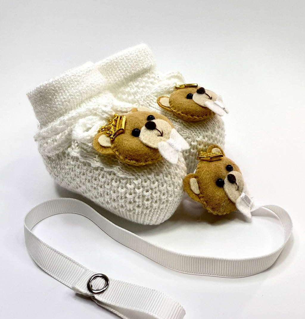 Kit Sapatinho+Prendedor Urso III