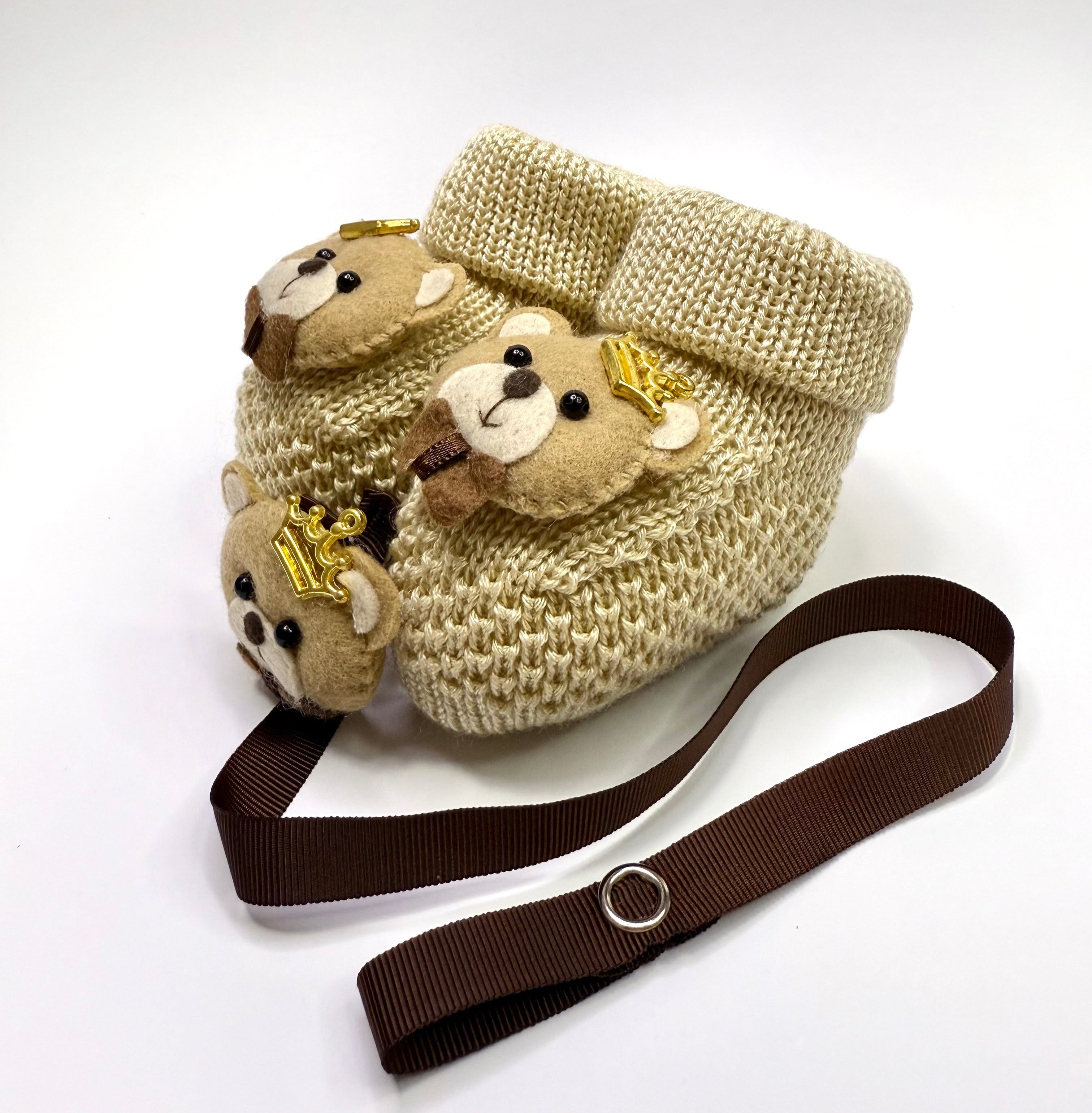 Kit Sapatinho+Prendedor Urso