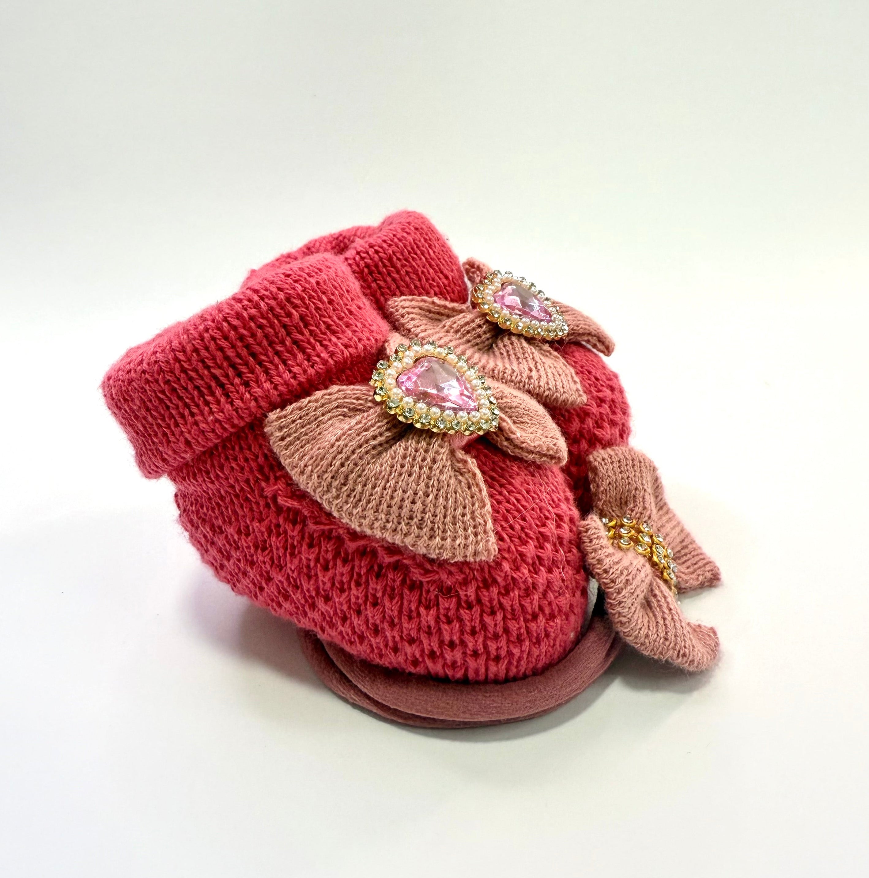 Kit Sapatinho+Lacinho Pink II