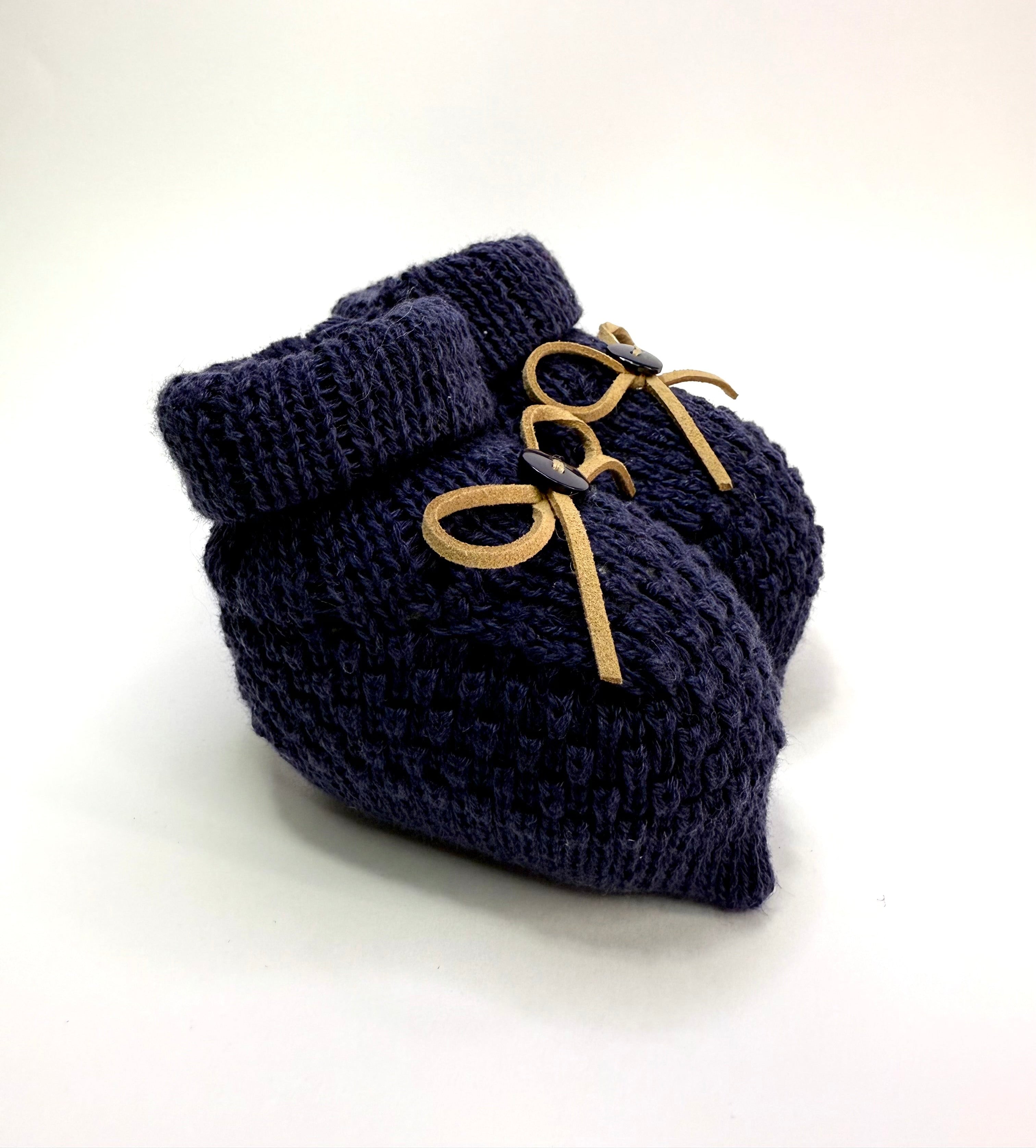 Sapatinho Botão Marinho