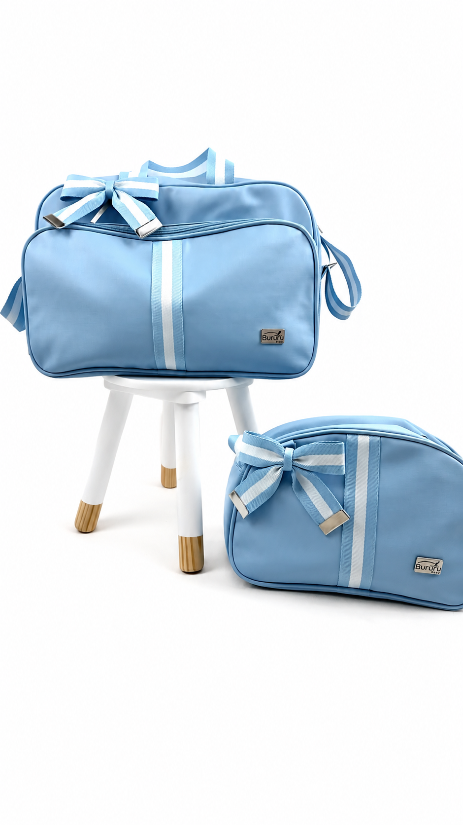 Bolsa de Maternidade Delta Listra Azul Bebê