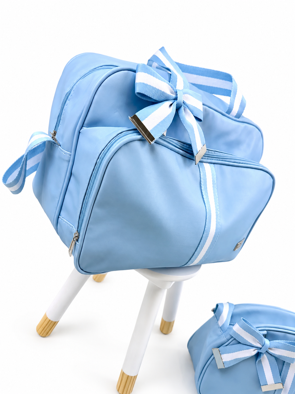 Bolsa de Maternidade Delta Listra Azul Bebê
