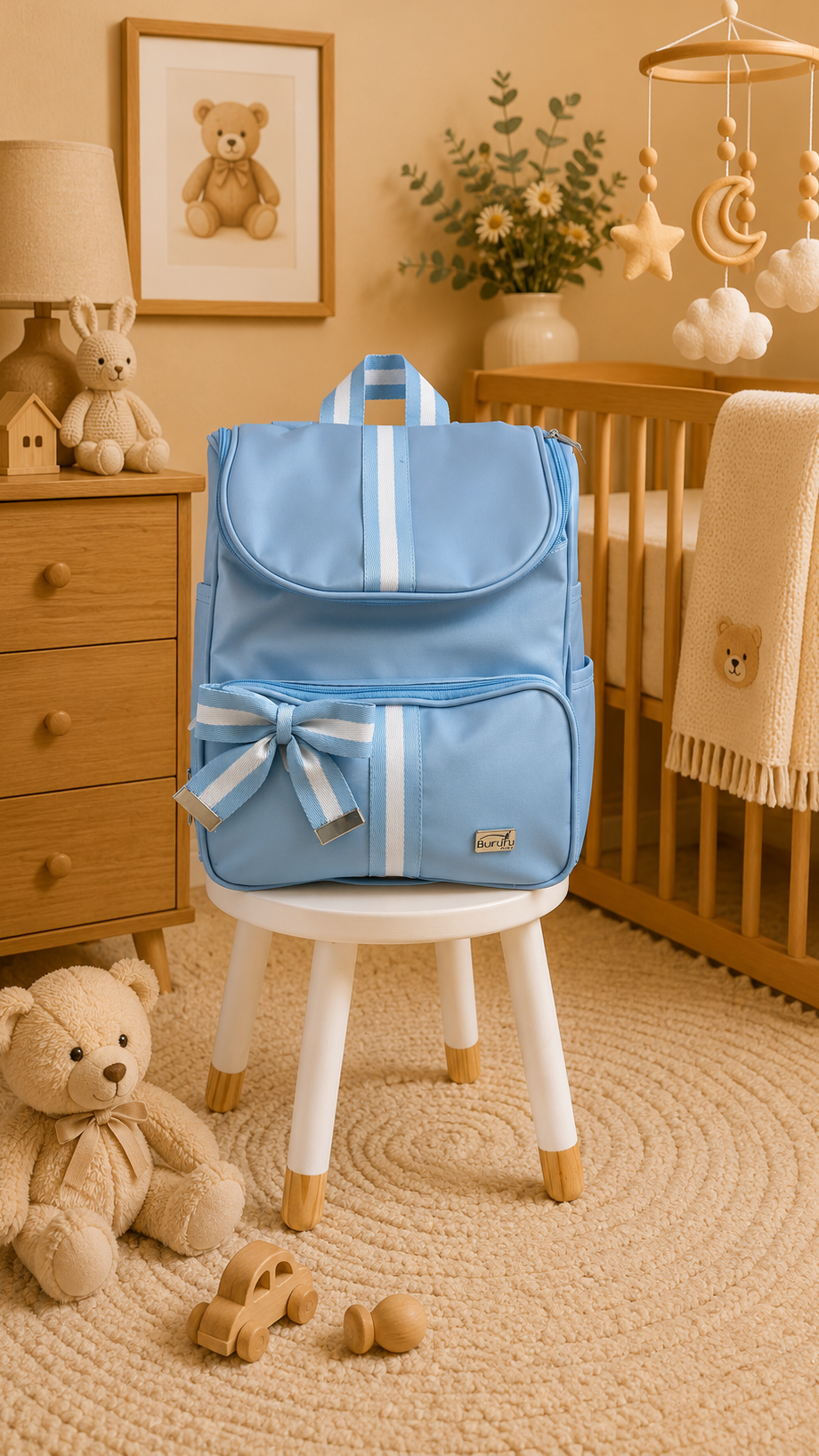 Mochila de Maternidad Master G Azul bebé