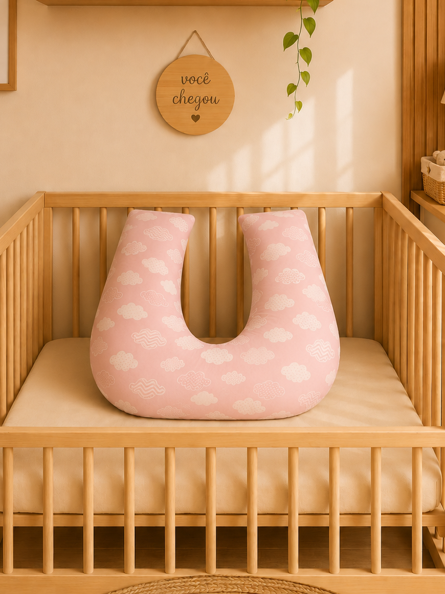 100% Cotton Nursing Pillow - Cloud