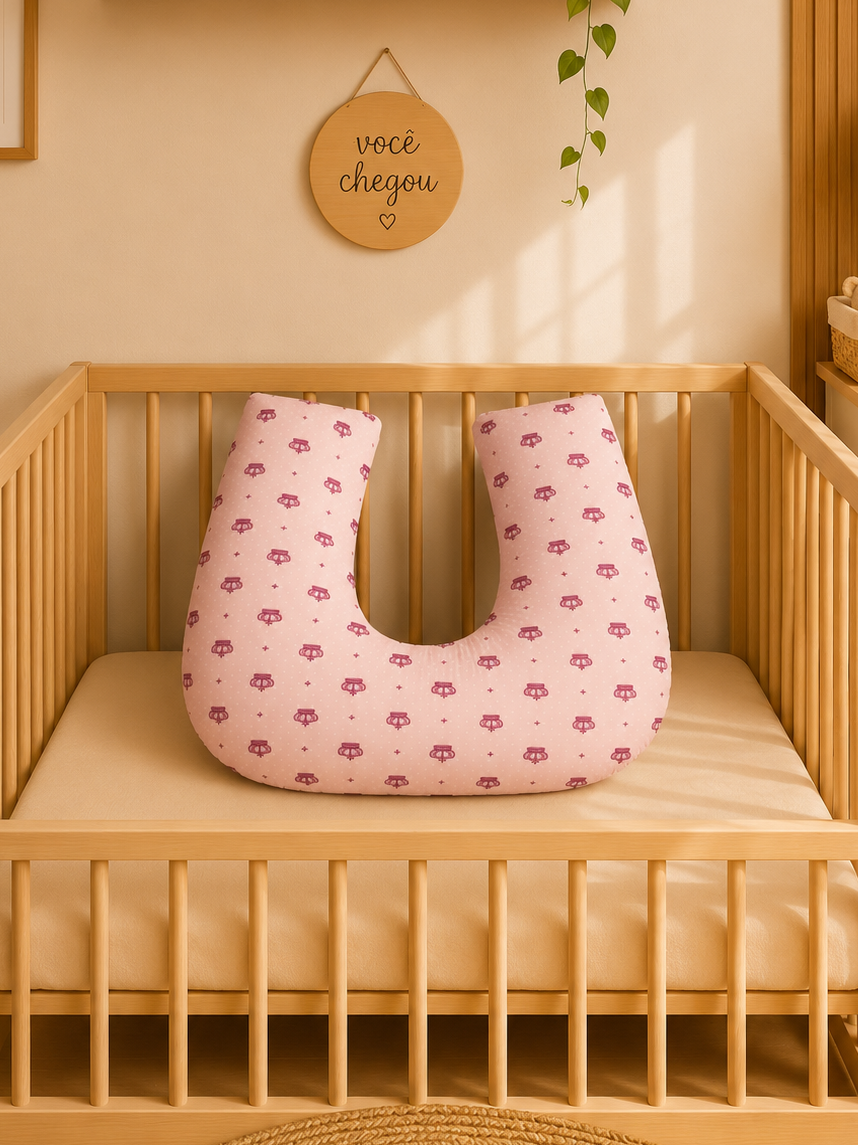 100% Cotton Nursing Pillow - Crown