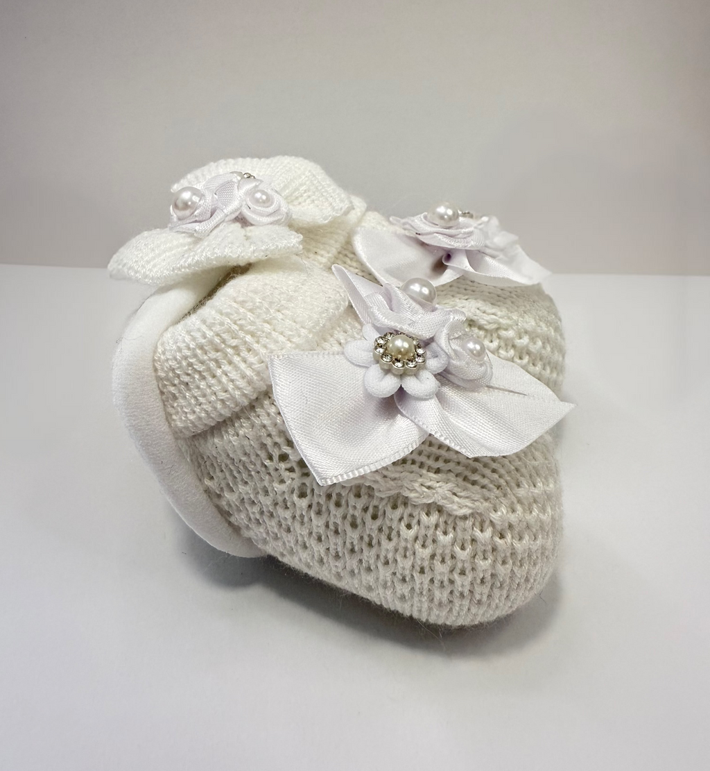 Kit Sapatinho+Lacinho 3 Florzinhas