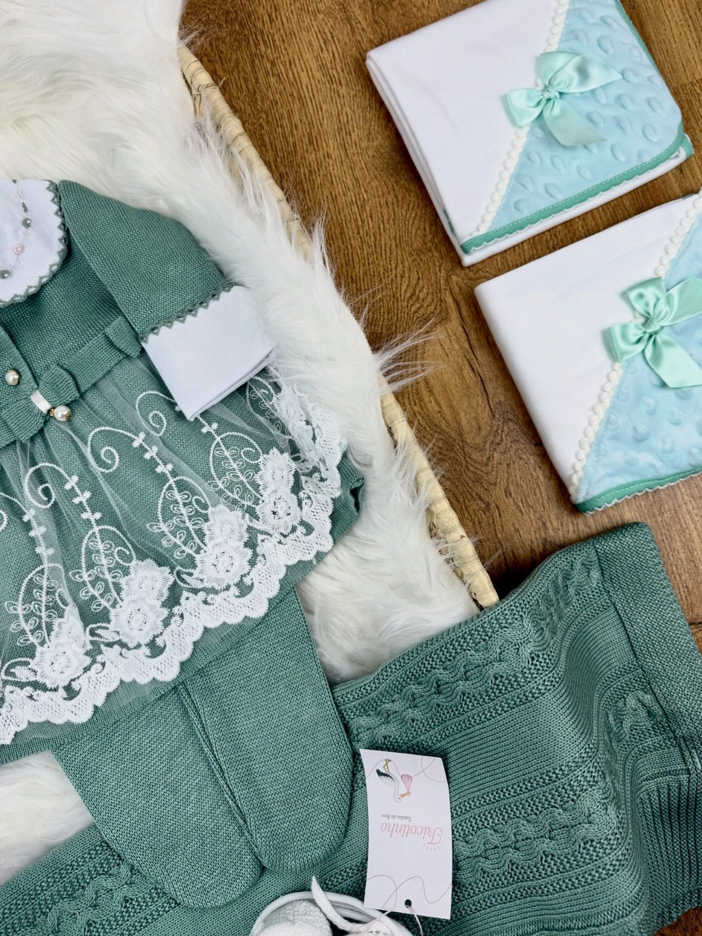 Saída de Maternidade Dinamarca Verde Maré