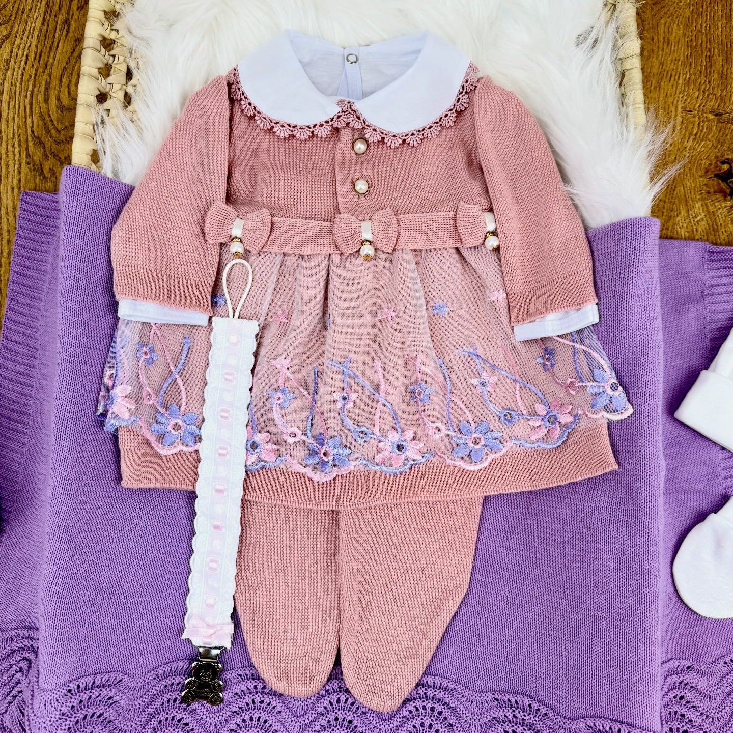 Saída de Maternidade Dinamarca Rosê