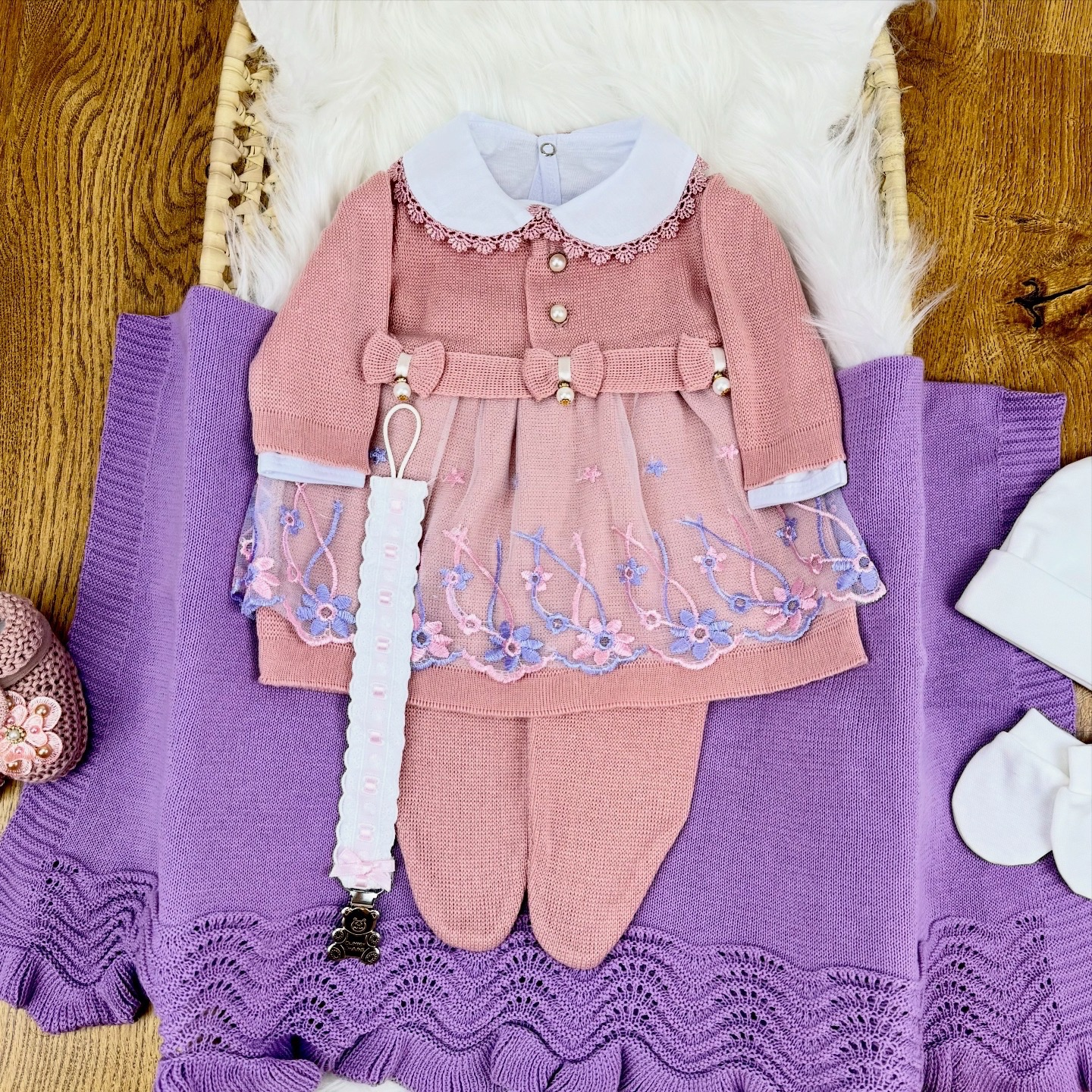 Saída de Maternidade Dinamarca Rosê