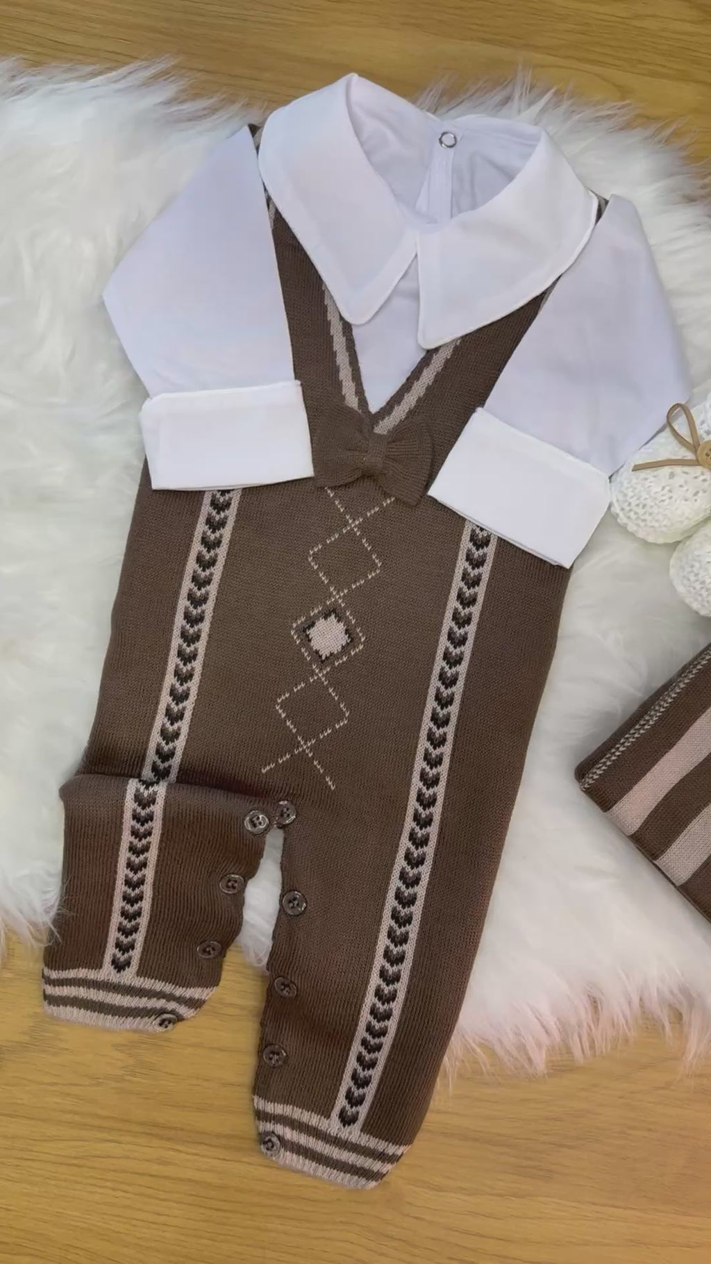 Kit Saída de Maternidade Toronto Castanho