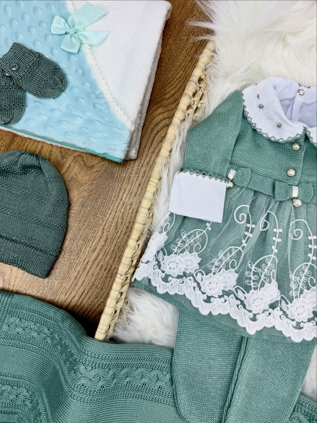 Saída de Maternidade Dinamarca Verde Maré